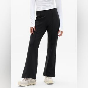 NWT Athleta Glacier High Rise Bootcut Flare Black Pull On Pants Women's 14 Tall
